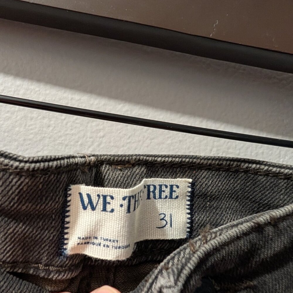 We The Free Dark Gray Moto Jeans - Picture 2 of 7